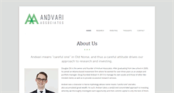 Desktop Screenshot of andvariassociates.com