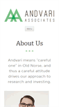 Mobile Screenshot of andvariassociates.com